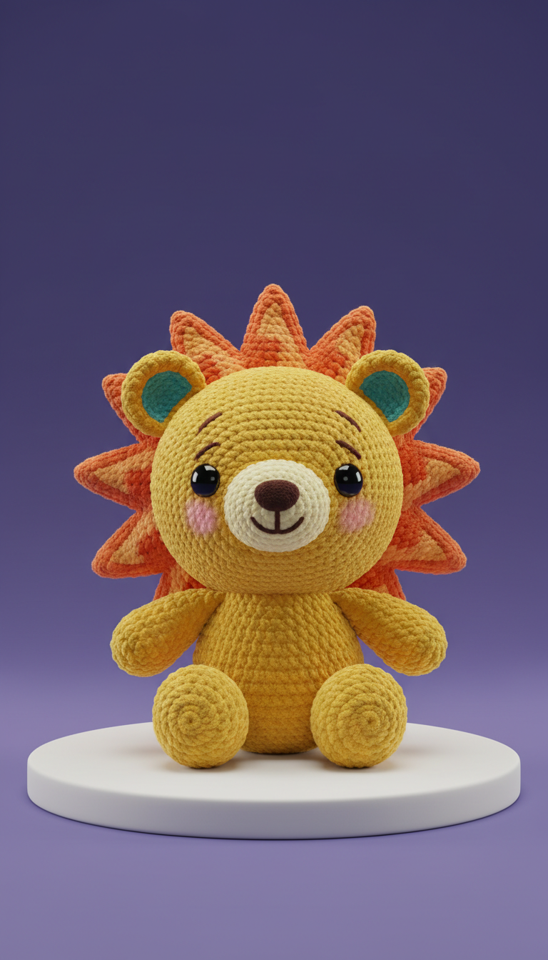 Sunny the Sunbear Crochet Plushie